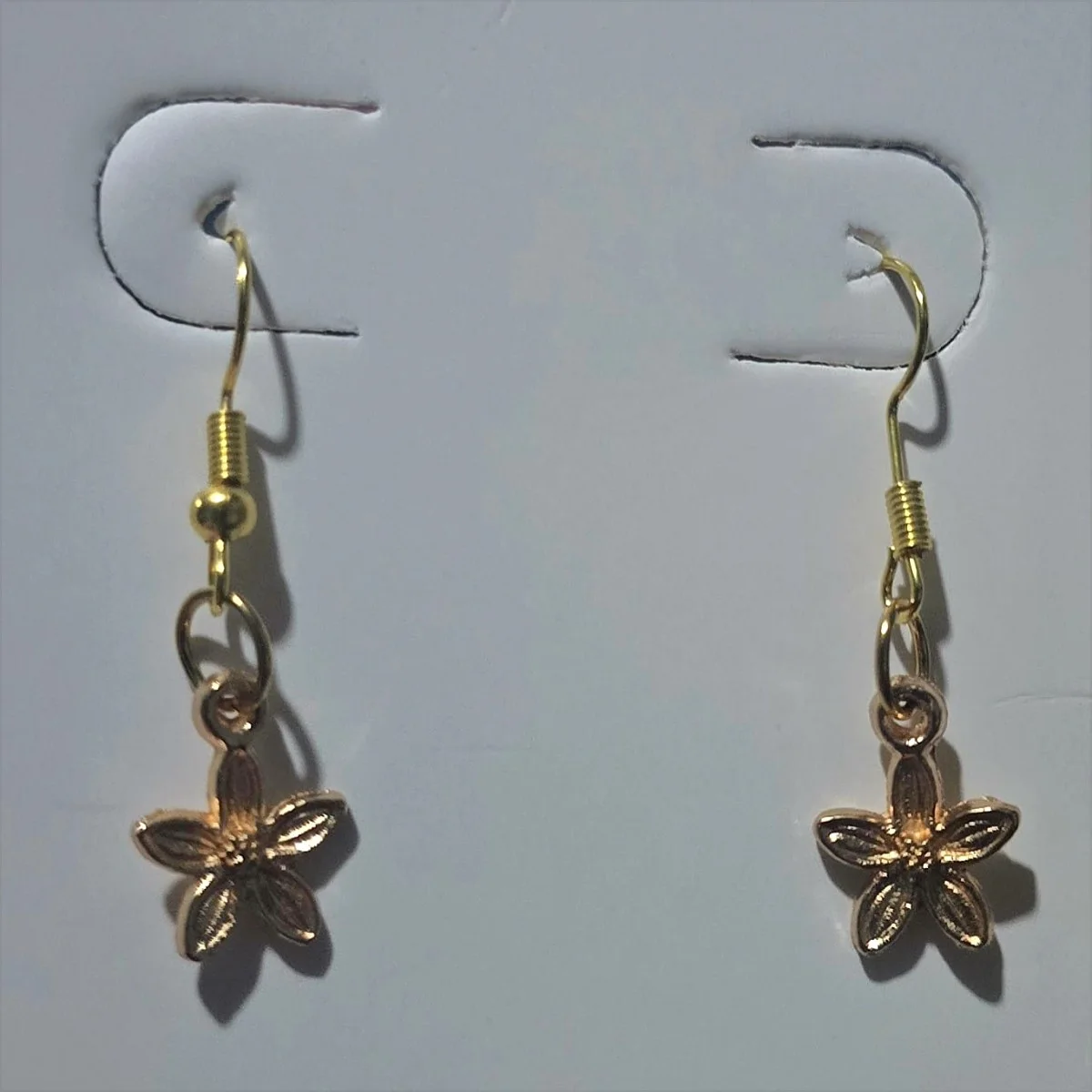 Aretes Flor Dorada