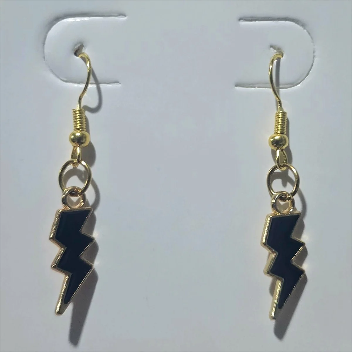 Aretes Rayo negro