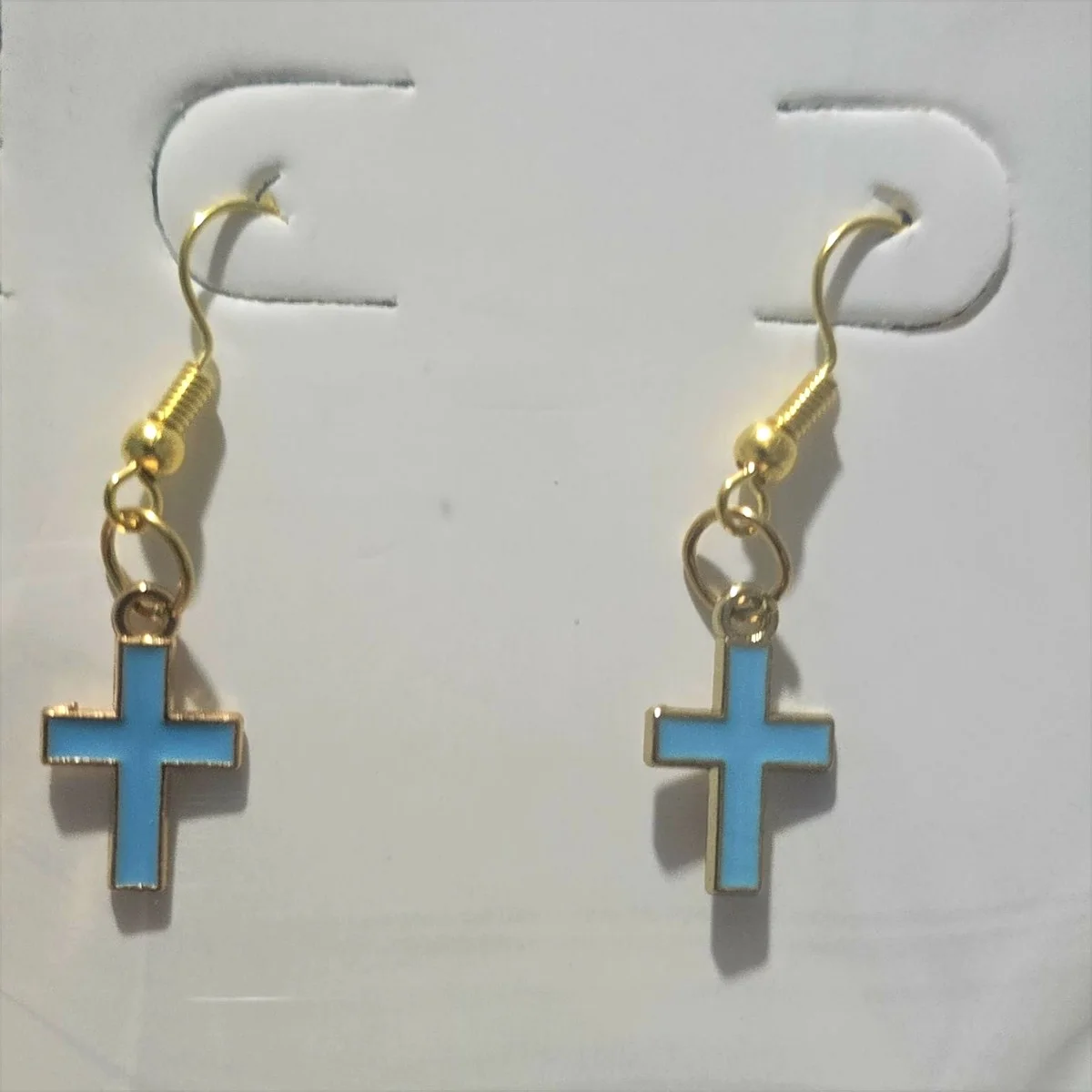 Aretes Cruz Celeste
