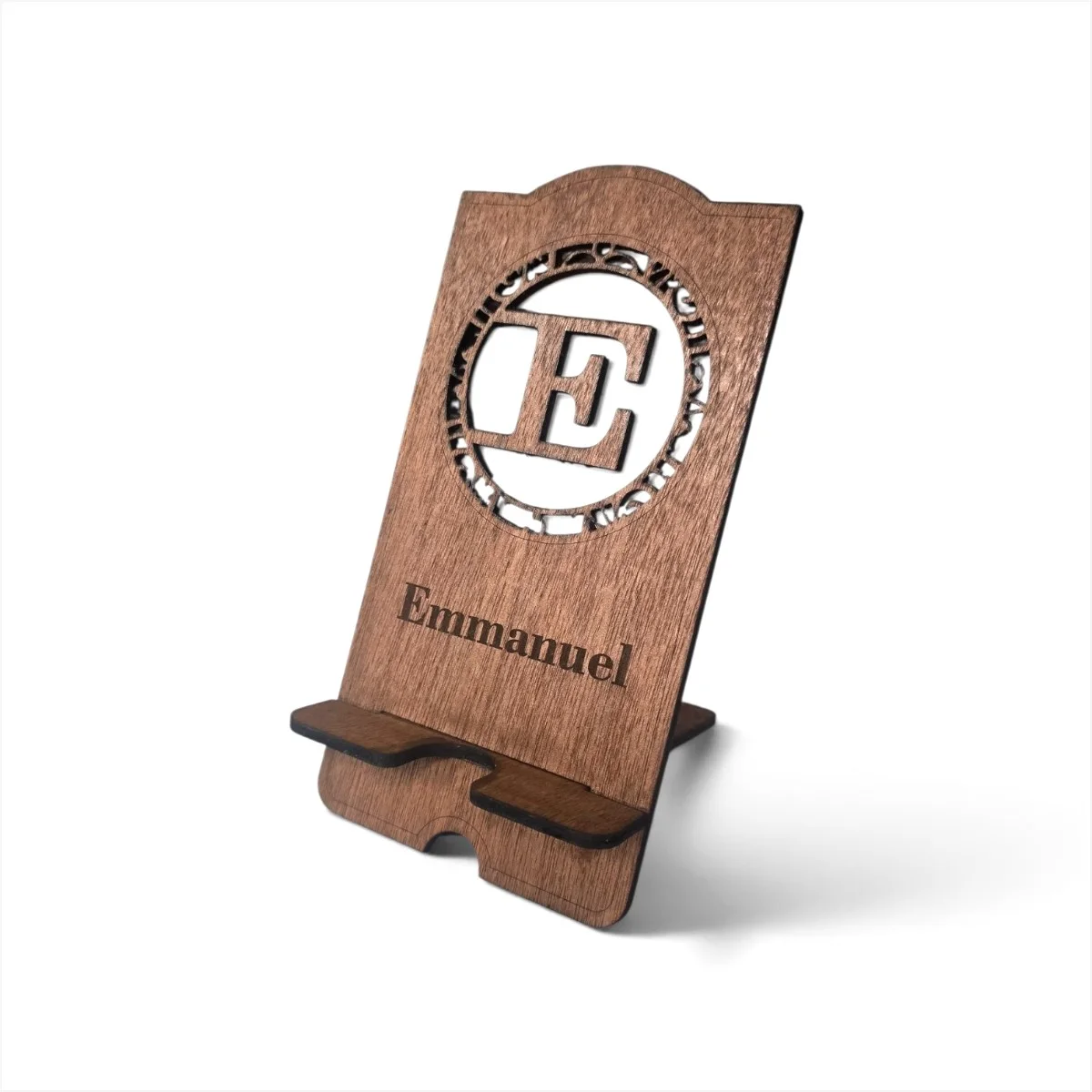 Porta Celular de Madera Personalizado