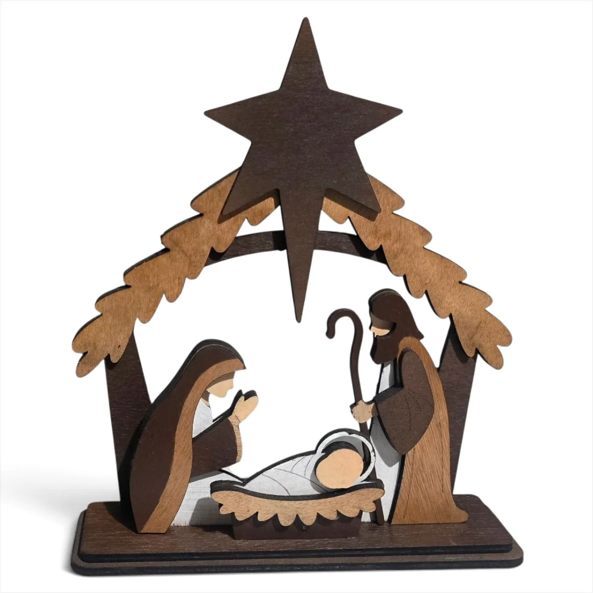 Nacimiento Navideño de Madera
